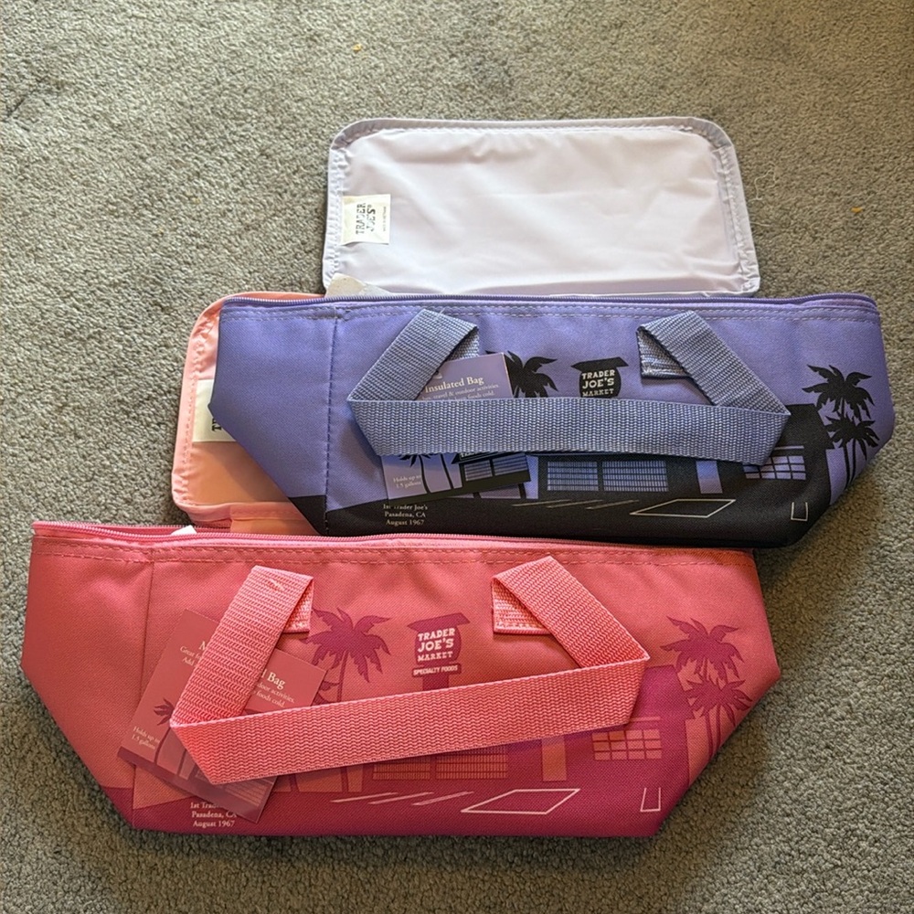 Trader Joe’s Mini Insulated Bags - Bundle of 2